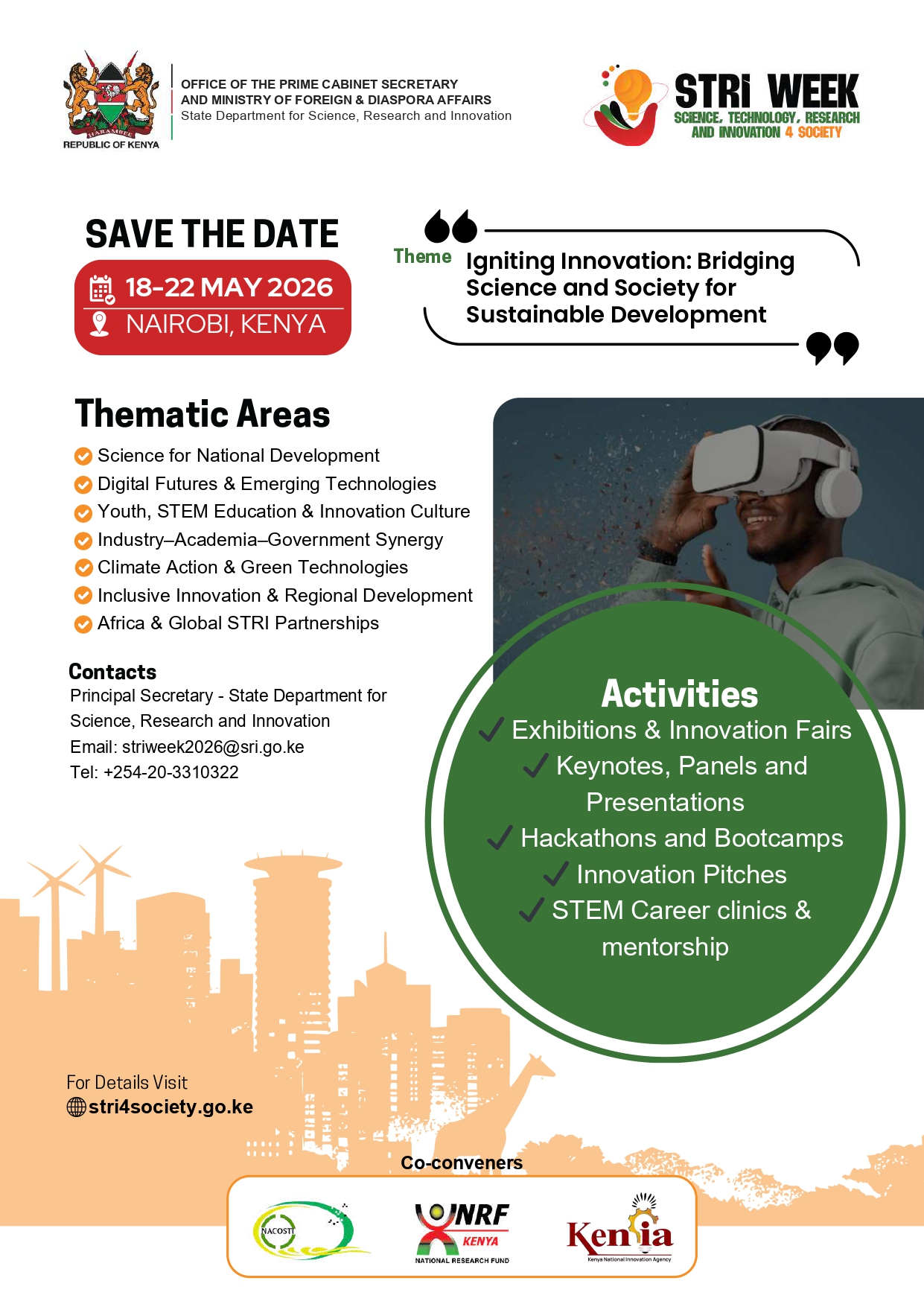 Science, Technology, Research, and Innovation for Society (STRI) Week