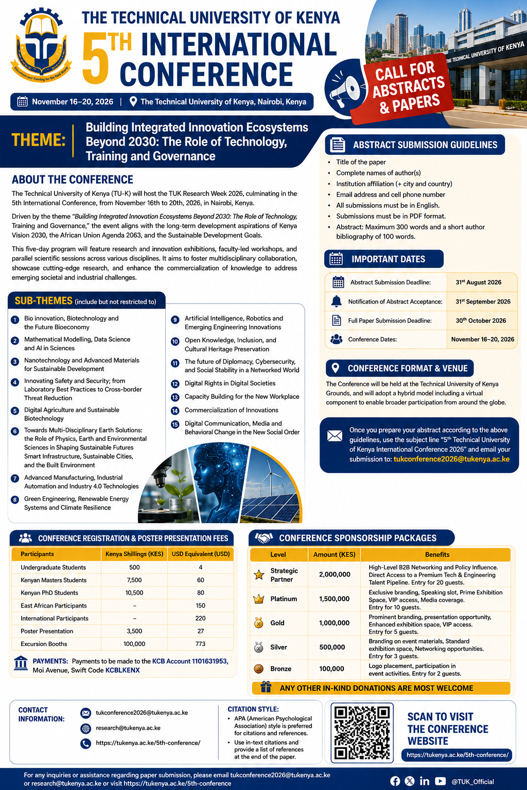 5th TUK International Conference